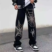 Spider Web Denim Trousers - $562.94 MXN