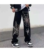 Spider Web Denim Trousers - $545.74 MXN