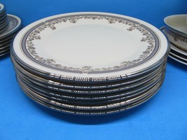Lenox Lace Point 6.5&quot; Bread And Butter Plates Set Of 7 Plates Excellent Conditio - £35.24 GBP