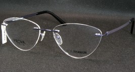 PROVA EYEWEAR BETA TITANIUM T4111T-001 Matt Violet RARE EYEGLASSES 55-17... - $113.51