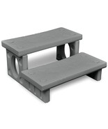 vidaXL Spa Step Grey Plastic Medium Reversible Spa Step Rectangular - €135,60 EUR