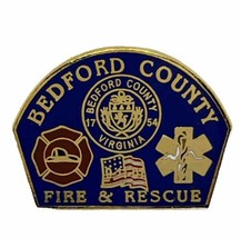 Bedford County Virginia Police Fire Rescue Law Enforcement Enamel Lapel ... - $14.95