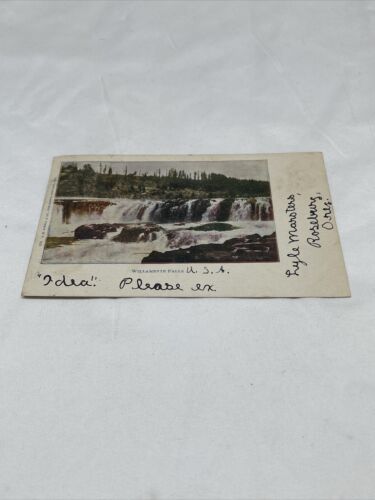 Vintage 1906 Willamette Falls Postcard Travel Souvenir KG JD - $9.89