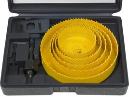 8pcs Hole Saw Set 64-127mm Wood Plastic Boring Drill Circle Cutter Set - £14.23 GBP