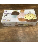 Wilton Jumbo Cupcake Pan Non-Stick Mold Big Baking Birthday Cake Pan 210... - $34.21 CAD