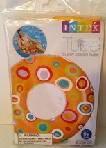 Intex Clear ORANGE Color Inflatable Swimming Tube - Easter Filler!  New - $6.94