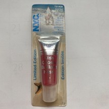 NYC New York Color 721A08 Coral Reef Kiss Lip Gloss Limited Edition  - £8.53 GBP