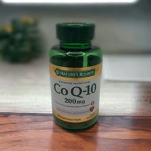 Nature&#39;s Bounty CoQ10 200 mg Dietary Supplement 80 Softgels New EXP 1/25 Heart - £14.06 GBP