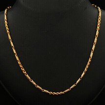 22 Karat Stamp Stunning Gold 8inch Cable Chain Half Father Birthstone Jewelry - £1,608.41 GBP