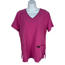 Planet Koi Longevity Scrub Top Medium Terra Pink Moisture Wicking Quick Dry - $548.38 MXN