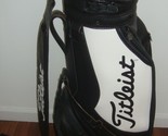 Titleist Cart Staff Golf Bag Black &amp; White 6 Top Divider - $59.39