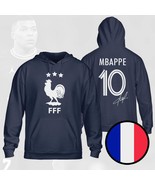 France Mbappe Three-Time Champions 3 Stars FIFA World Cup 2022 Navy Hoodie - $68.37 CAD+