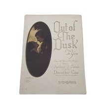 Vintage Sheet Music 1922 Out Of The Dusk To You Piano Cello Voice Violin - £11.21 GBP