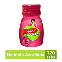 Dabur Hajmola Anardana for Improved Digestion and Relief 120 Tablets,(Pack of 1) - $13.85