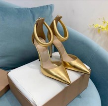 23 new summer sandals sexy prom party shoes thin high heel simple pointed toe pumps zip thumb200