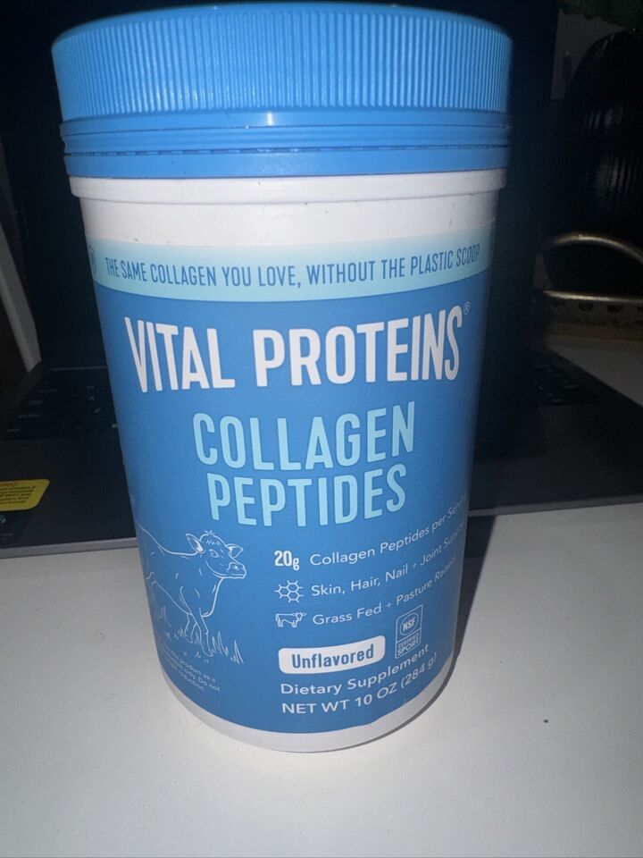 Vital Proteins Collagen Peptides Dietary Supplement 10 oz Unflavored New Sealed - $24.30