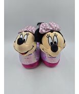 Disney Junior Minnie Mouse Toddler Girl Slippers Size 9-10 - $272.78 MXN