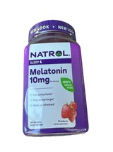 READ Natrol Melatonin 10mg Sleep Aid Gummies - Strawberry - 140ct - EXP ... - $12.86