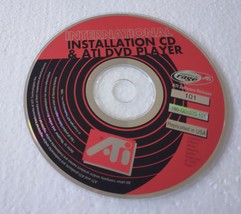 ATI International Installation CD &amp; ATI DVD Player 101 Release - £6.96 GBP