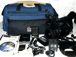 Panasonic AG HPX250P P2 HD Camcorder Professional 77 Hours 22x Complete Package - £758.14 GBP
