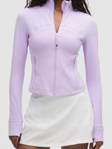 FAST SHIP LULULEMON  Define Cropped Jacket Nulu~Lavender Frost~Sz 10 NWT - $169.99