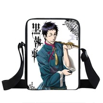 Anime Black Butler Messenger Bag Teens Handbag Kuroshitsuji Ciel Sebastian Black - £51.37 GBP