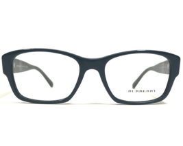 Burberry Eyeglasses Frames B2127 3355 Black Blue Square Nova Check 52-17-140 - £69.67 GBP