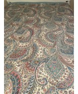 Etro Home Collection Paisley Reversible Bed Cover  100% Cotton 200cm x 2... - $6,061.87 MXN