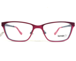 Kensie Girl Kids Eyeglasses Frames Brunch PU Matte Blue Pink Cat Eye 46-... - $41.88