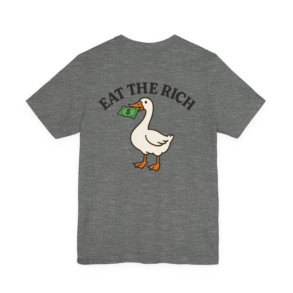 Eat the Rich Shirt, Anti Capitalist shirt, Tax the Rich Shirt, Activist Gift Item image 5