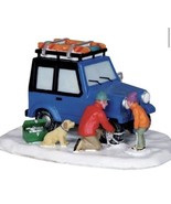 LEMAX TABLE ACCENT “Putting On The Chains” Retired Christmas Village 201... - £54.50 GBP