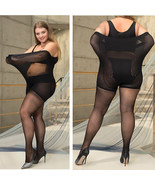 Plus Size Tights Women Safety Pants High Waist Super Elastic Sexy Pantyh... - $17.90