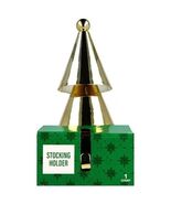 Festive Voice Gold Tree Stocking Holder Decor, 8inch - $27.71