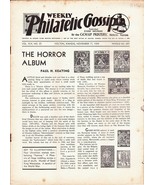 Weekly Philatelic Gossip November 17, 1934 Stamp Collecting Magazine - £3.88 GBP