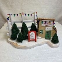 Dept 56 Tree Lot, Snow Village Christmas Village Accessory (Damaged) - 1988 - £18.50 GBP