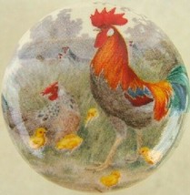 Cabinet knobs knob w/ Red Rooster Chicken - £4.34 GBP