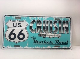 US 66 Cruisin The Mother Road Metal license plate - £8.49 GBP