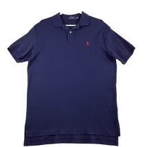 Polo Ralph Lauren Shirt Men&#39;s Medium Red Blue Pony Embroidered Short Sleeve - £13.62 GBP