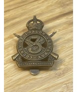 Vintage 3rd County of LondonYeomanry Sharpshooters Cap Badge KG JD - $29.70