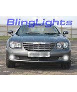 White LED Halo Fog Lights driving lamps kit for 2004-2008 Chrysler Cross... - £87.40 GBP