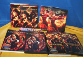 The Hunger Games Saga With Catching Fire Mocking Jay 1 And 2 DVD Movie Set - $24.74