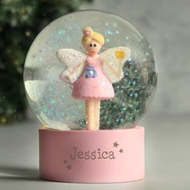 Personalised Fairy Name Snow Globe - Christmas Globe - Christmas Gift Fo... - $15.99