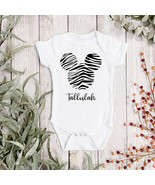 MICKEY MOUSE ZEBRA Personalised Baby Vest - Disney BabyGrow - Mickey Sle... - $10.98