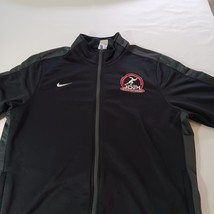 Nike Dri Fit Men's Black Full Zip Pockets Jacket Size XL Chest 49" image 9