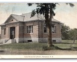 Lane Commemorativo Biblioteca Hampton Nuovo Hampshire Nh DB Cartolina W13 - $4.04