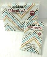Cannon Sunray Stripe Chevron Zig Zag Twin Flat Sheet + Pillowcases NEW S... - $682.93 MXN