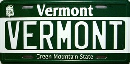 Vermont State License Plate Novelty Fridge Magnet - $7.99