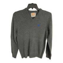 Express Womens Sweater Adult Size Small Gray Charcoal Lambs Wool Long Sl... - $26.19