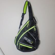Franklin Pickleball Multi Purpose Pocket Sling Gym Bag Backpack Black Green - $39.29 CAD