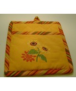 Kay Dee Designs Orange Flowers Kitchen Pot Holder - $3.39